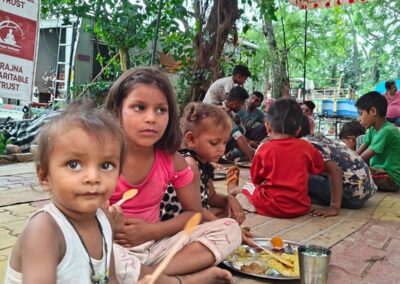 September Langar distribution