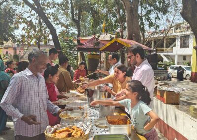 Free Food Distribution at Ashoka Budha Vihar