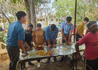 Free Food Distribution at Ashoka Budha Vihar