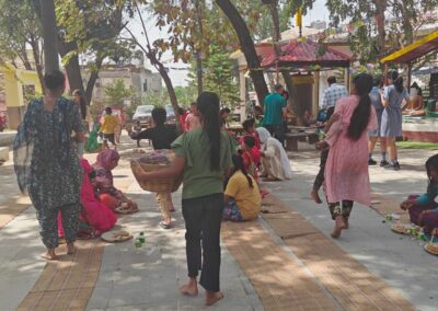 Free Food Distribution at Ashoka Budha Vihar