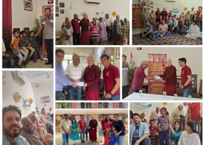 prajna Charitable Trust old age home visit