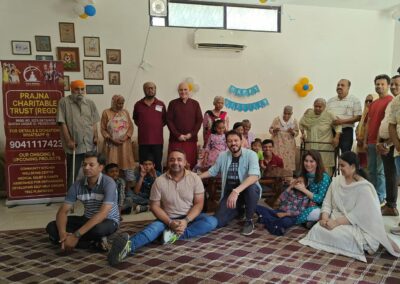 prajna Charitable Trust old age home visit